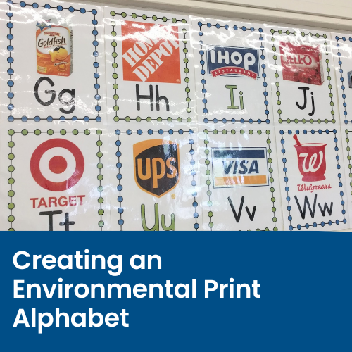 Creating an Environmental Print Alphabet